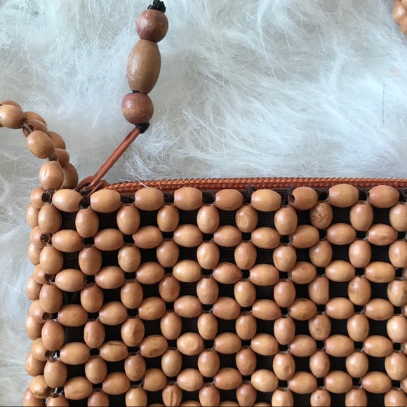 Vintage beaded crossbody bag - Picture 2 of 3